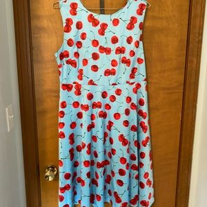 Cherry swing dress